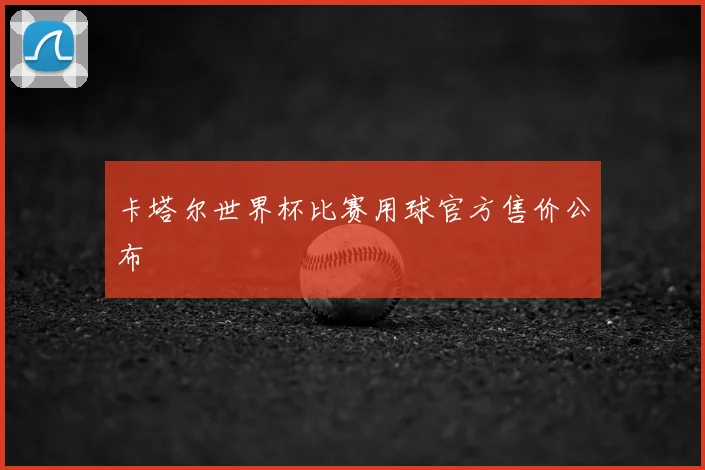 卡塔尔世界杯比赛用球官方售价公布